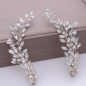 New - Bridal Hair clips (2) - Silver - Rhinestone | Bridal Hair Accessories